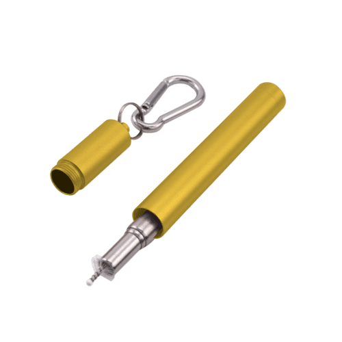 Collapsible Straws In Gold