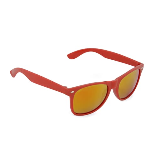 Red branded sunglasses