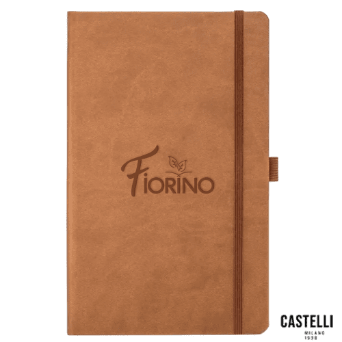 Personalised Ivory Tucson Medium Ruled Notebooks in Chestnut from Total Merchandise