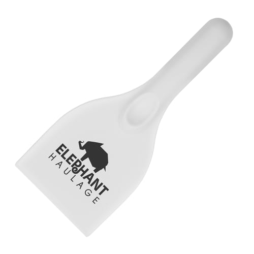 White Printed Ice Scraper