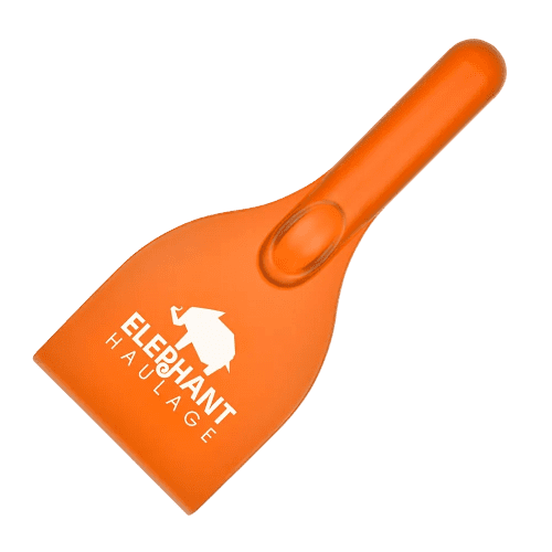 Orange Branded Ice Scraper