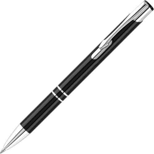 Custom Branded Electra Classic Metal Ballpens in Black from Total Merchandise