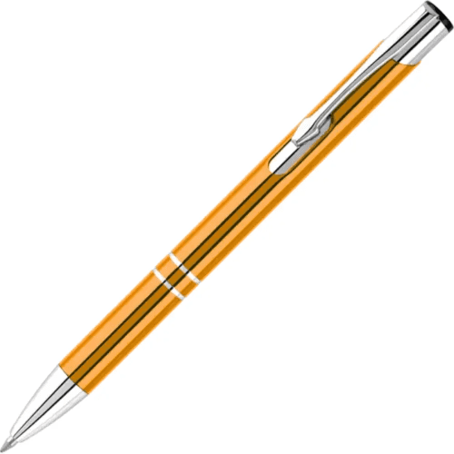 Custom Branded Electra Classic Metal Ballpens in Orange from Total Merchandise