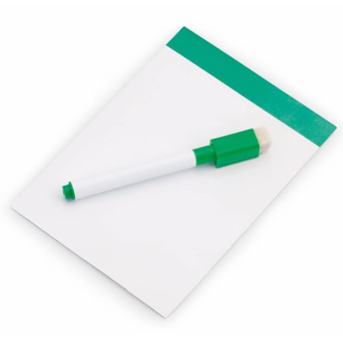 Promotional Magnetic Whiteboard And Pen In Green