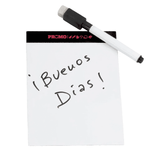 Branded Magnetic Whiteboard In Black