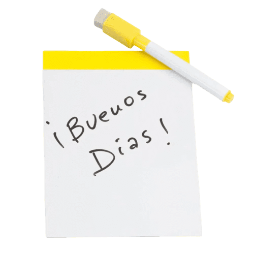 Yellow Promotional Magnetic Whiteboard And Pen