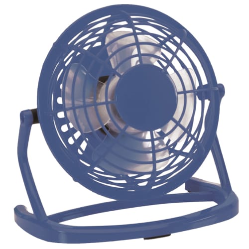 Branded Fan In Blue