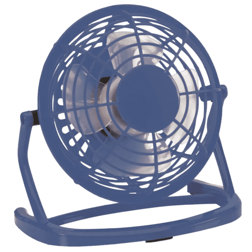 Branded Fan In Blue
