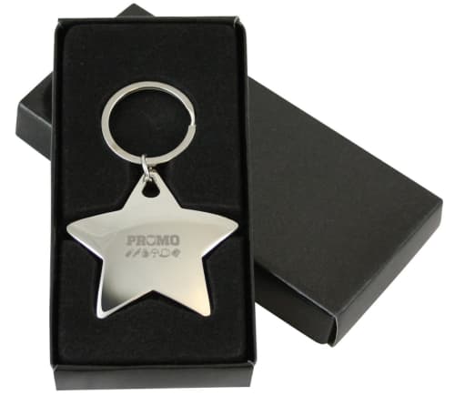 Star-Shaped Promotional Keyring