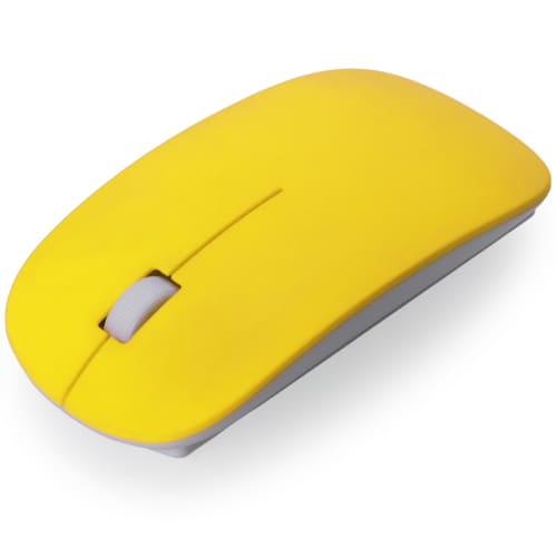 Promotional Wireless Mouse In Yellow