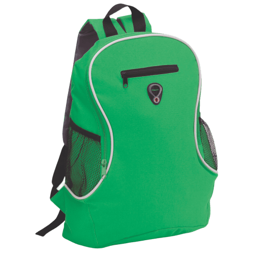 Printed Backpack In Green
