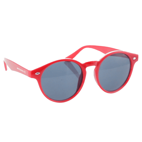 Circular Promotional Sunglasses In Red