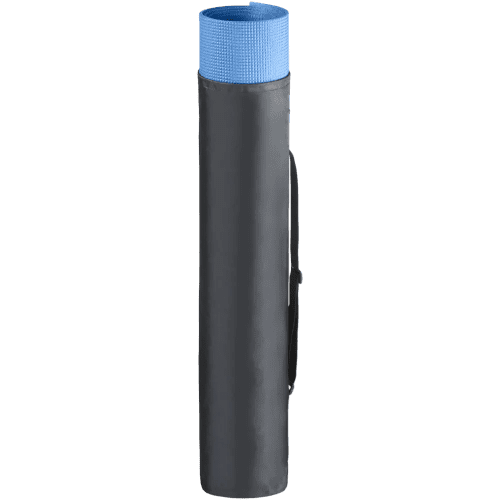 Branded Yoga Mats Rolled up in a Carry Pouch Printed with a Logo from Total Merchandise