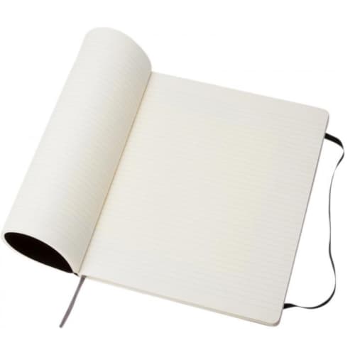 Promotional Moleskine Soft Cover Ruled XL Notebook with ruled pages by Total Merchandise