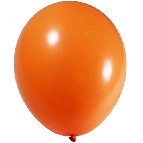 Orange Branded Balloon