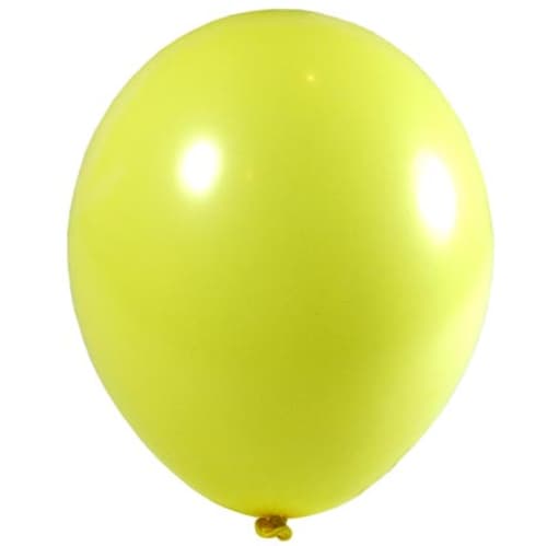 Biodegradable Balloons In Yellow