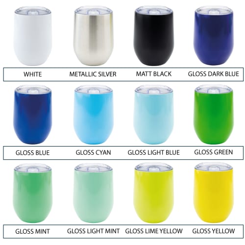 Colours Available for Reusable Branded Cup from Total Merchandise