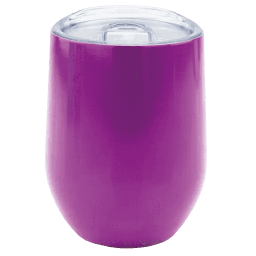 Promotional Reusable Stainless Steel Cup in Gloss Purple