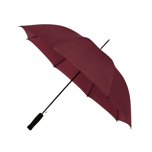 Personalisable Budget Walker Umbrella in Burgundy from Total Merchandise