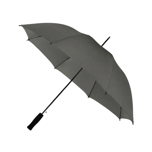 Custom printed Budget Walker Umbrella in Grey from Total Merchandise