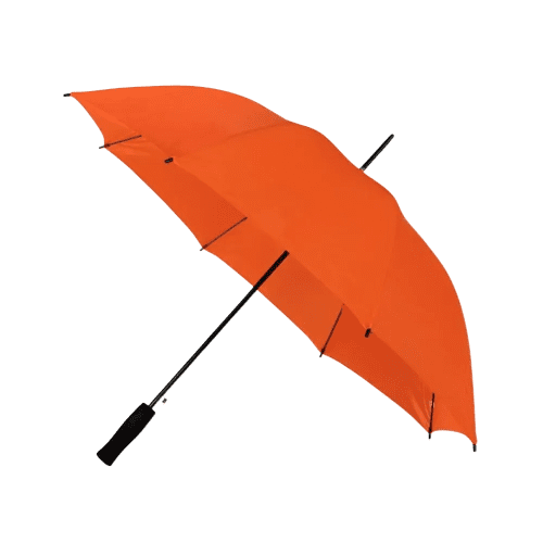 Customisable Budget Walker Umbrella in Orange from Total Merchandise