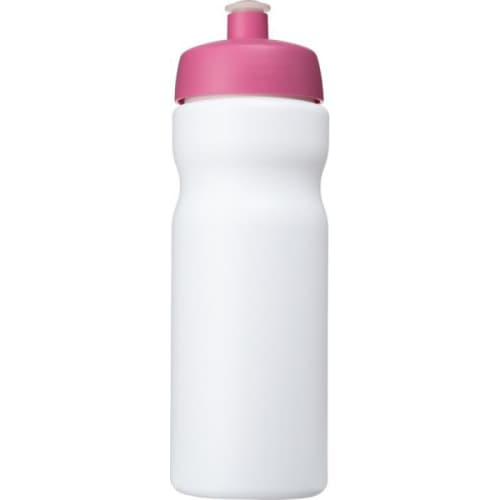 Printed Sports Bottles with White/Pink Combination