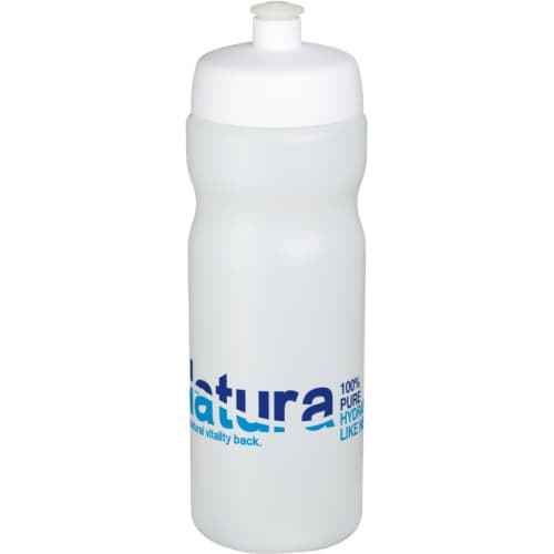 650ml Baseline Plus Sports Bottles in Transparent/White