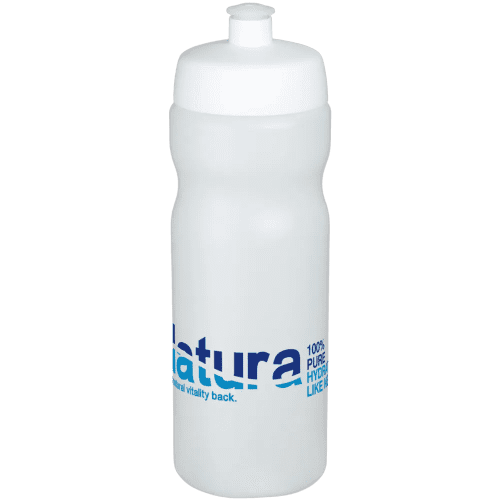 650ml Baseline Plus Sports Bottles in Transparent/White