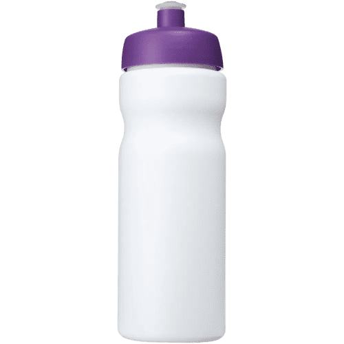 Printed Sports Bottles with White/Purple Combination