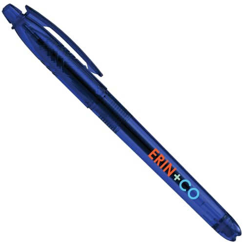 Recycled Plastic Promotional Pen in Blue