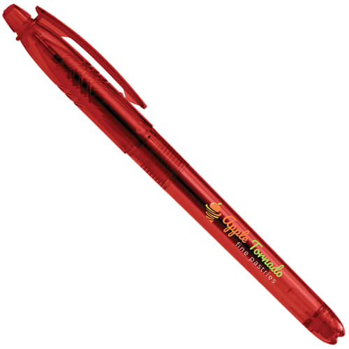 Recycled Plastic Promotional Pen in Red