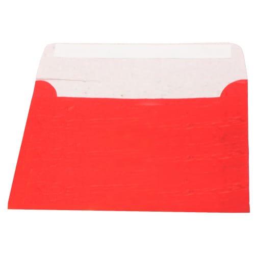 Eco Seed Paper Envelopes In Red