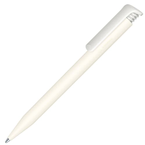 Branded Super Hit Bio Ballpen in Natural with eco-friendly printing by Total Merchandise