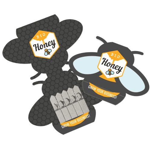Promotional Seedsticks® with bee-shaped packaging from Total Merchandise