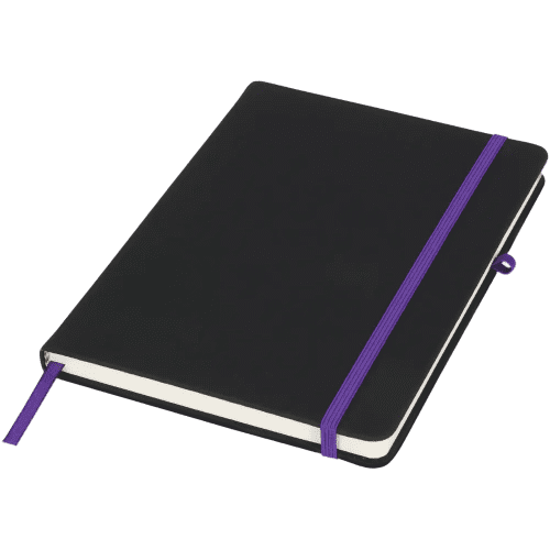 Noir Promotional Notebook In Black/Purple