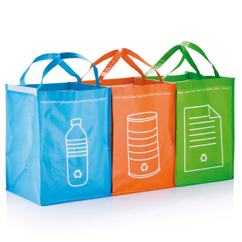 Branded recycle waste bags