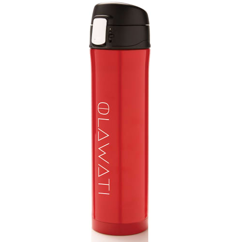 Easy Lock Vacuum Flasks In Red