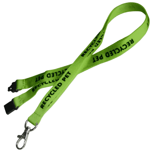 15mm rPET Flat Polyester Lanyards