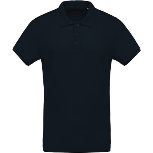 Kariban Organic Cotton Polo Shirts In Navy