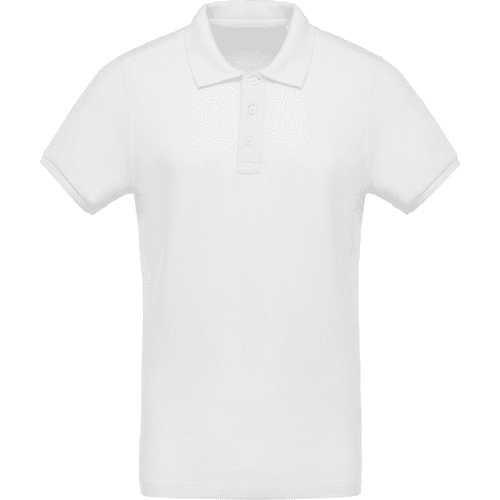 Kariban Organic Cotton Polo Shirts In White