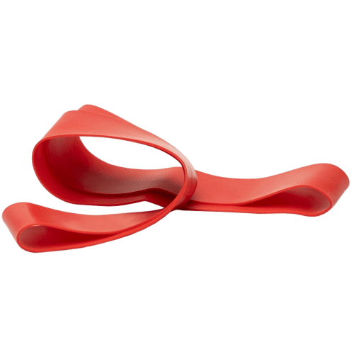 Promotional Medium Resistance Exercise Bands in Red printed with your logo from Total Merchandise