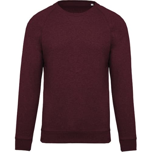 Organic Cotton Promotional Sweatshirts In Wine Heather