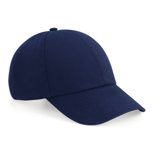 Beechfield Organic Cotton Caps In Oxford Navy