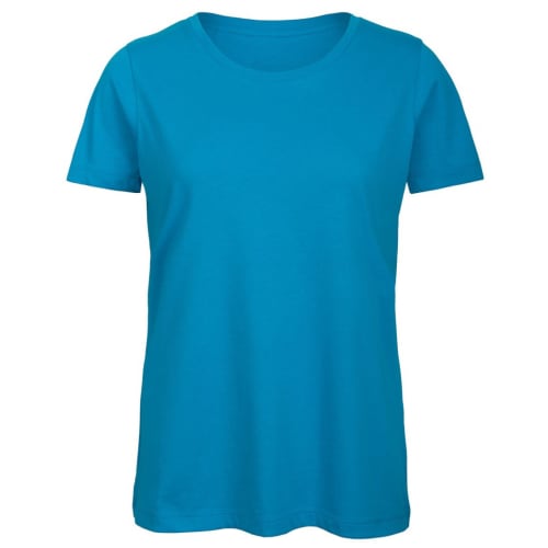 B & C Inspire Ladies’ Organic Printed T-Shirts in Atoll