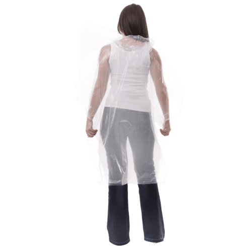 Corn Starch Biodegradable Rain Promotional Poncho