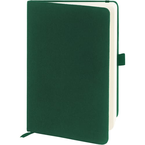 A5 Downswood Recycled Cotton Notebooks in Green