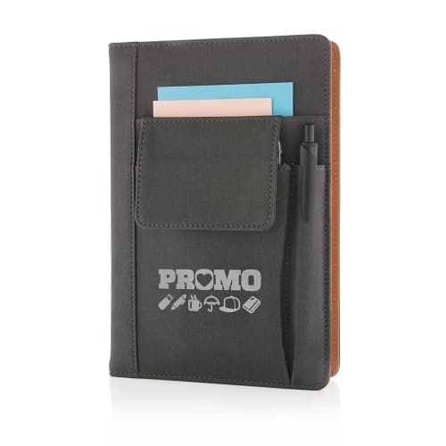 Phone Pocket A5 Notebooks In Black