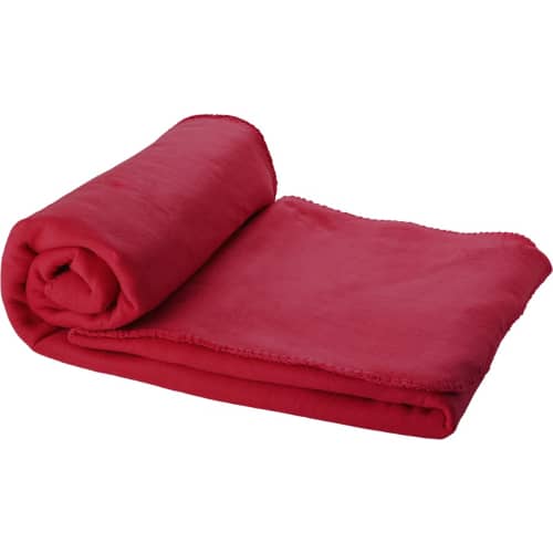 Branded Fleece Blankets with Pouch | Total Merchandise