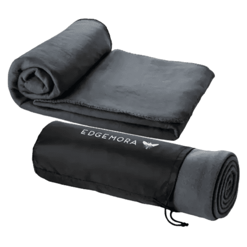 Branded Picnic Blankets with Pouch in red from Total Merchandise