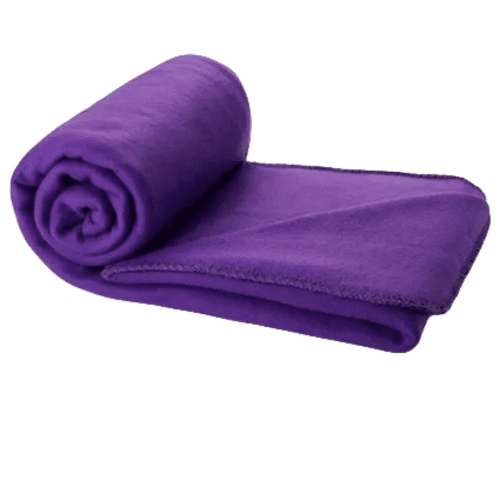 Branded Fleece with Pouch in purple from Total Merchandise